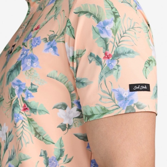 Men’s Bad Birdie Golf Core Performance Flora Fiesta Polo Shirt XL MSRP $78 - Picture 7 of 7